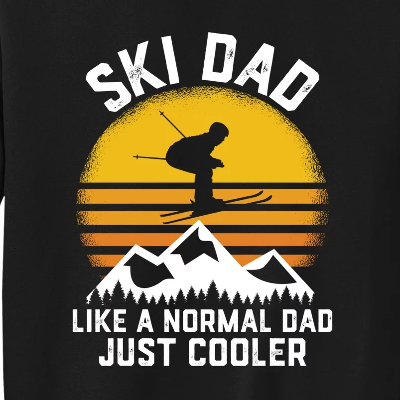 Men Ski Dad Funny Winter Sport Skiing Ski Gift For Men Sweatshirt