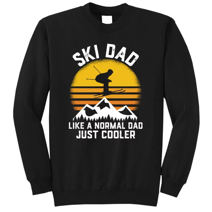 Men Ski Dad Funny Winter Sport Skiing Ski Gift For Men Sweatshirt