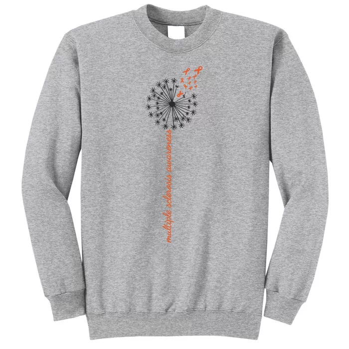 Multiple Sclerosis Dandelion MS Awareness Tall Sweatshirt