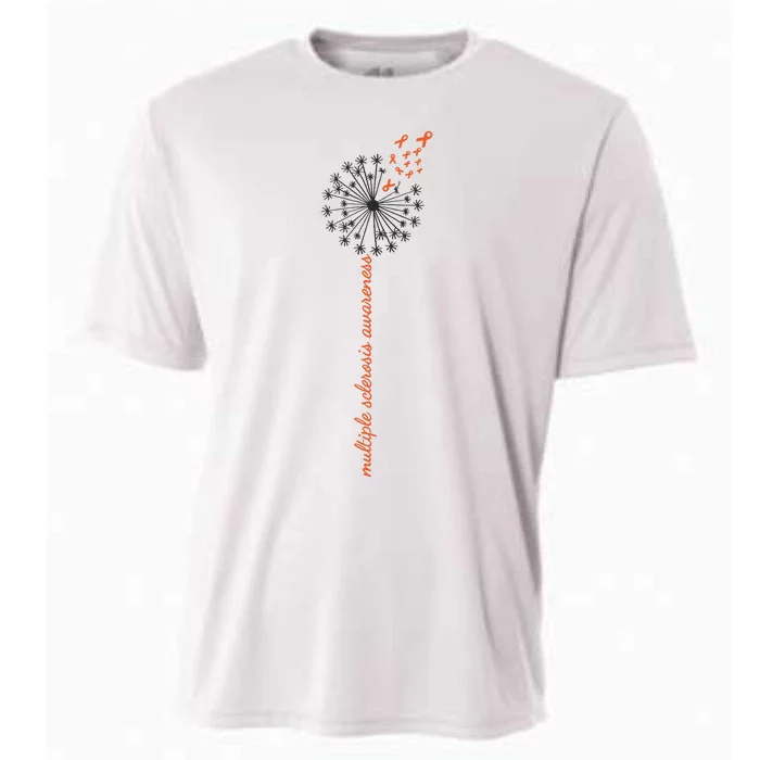 Multiple Sclerosis Dandelion MS Awareness Cooling Performance Crew T-Shirt