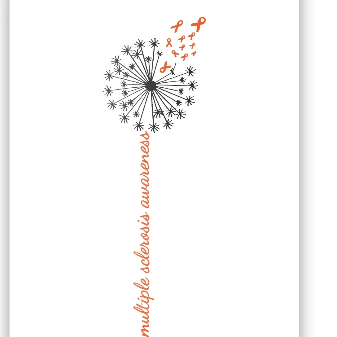 Multiple Sclerosis Dandelion MS Awareness Poster