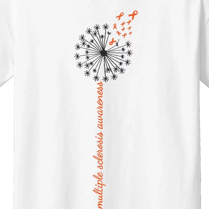 Multiple Sclerosis Dandelion MS Awareness Kids T-Shirt