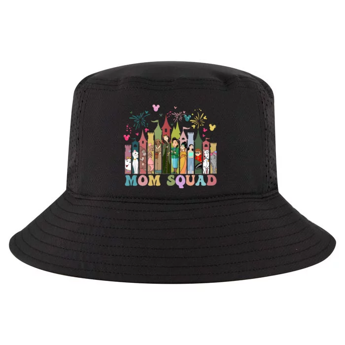 Mom Squad Diz Nee Mama Mothers Day Gift Mom Magic Kingdom Cool Comfort Performance Bucket Hat