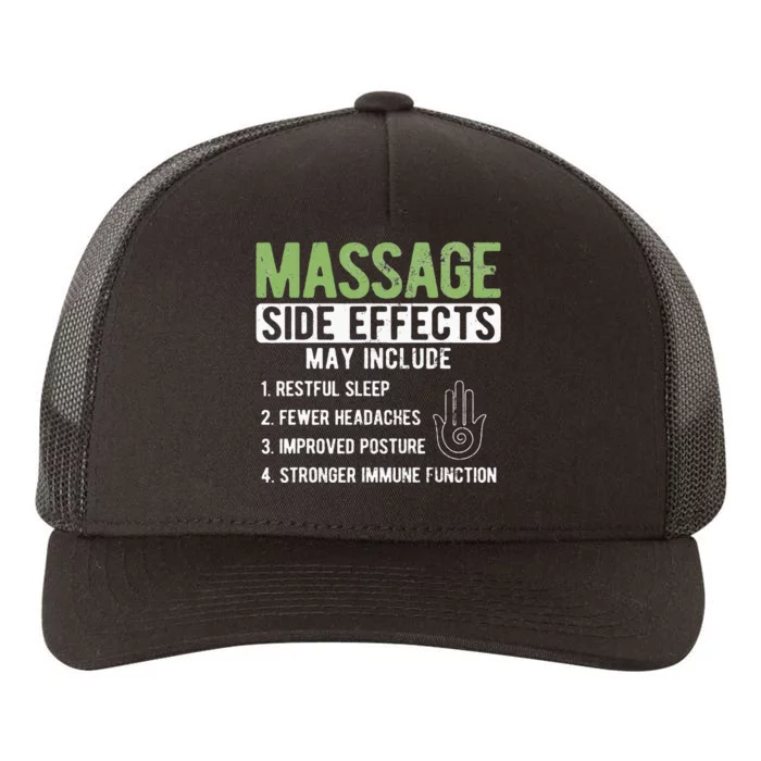 Massage Side Effects Therapy Massage Therapist Yupoong Adult 5-Panel Trucker Hat