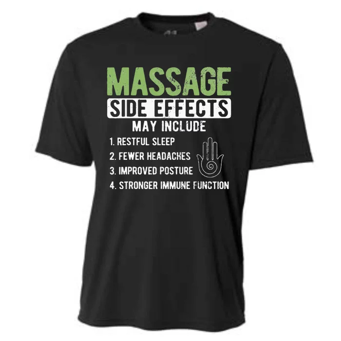 Massage Side Effects Therapy Massage Therapist Cooling Performance Crew T-Shirt