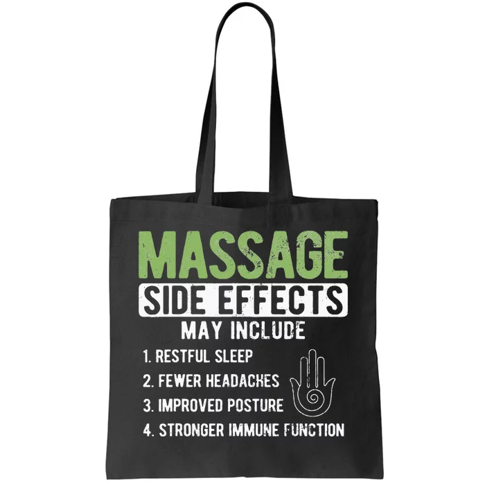 Massage Side Effects Therapy Massage Therapist Tote Bag