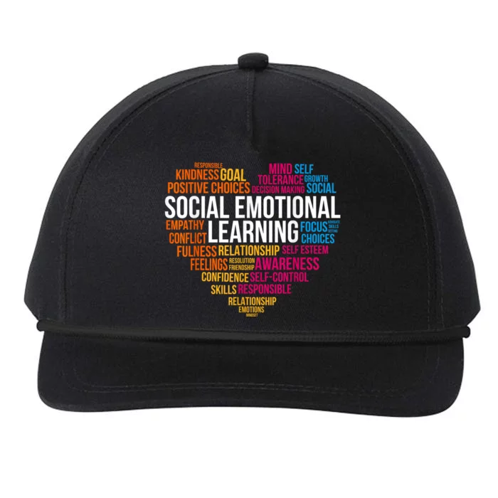 Matching Social Emotional Learning Team Counselor Sel Day Snapback Five-Panel Rope Hat