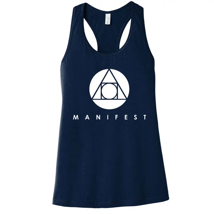 Manifestattion Symbol Essential Women's Racerback Tank