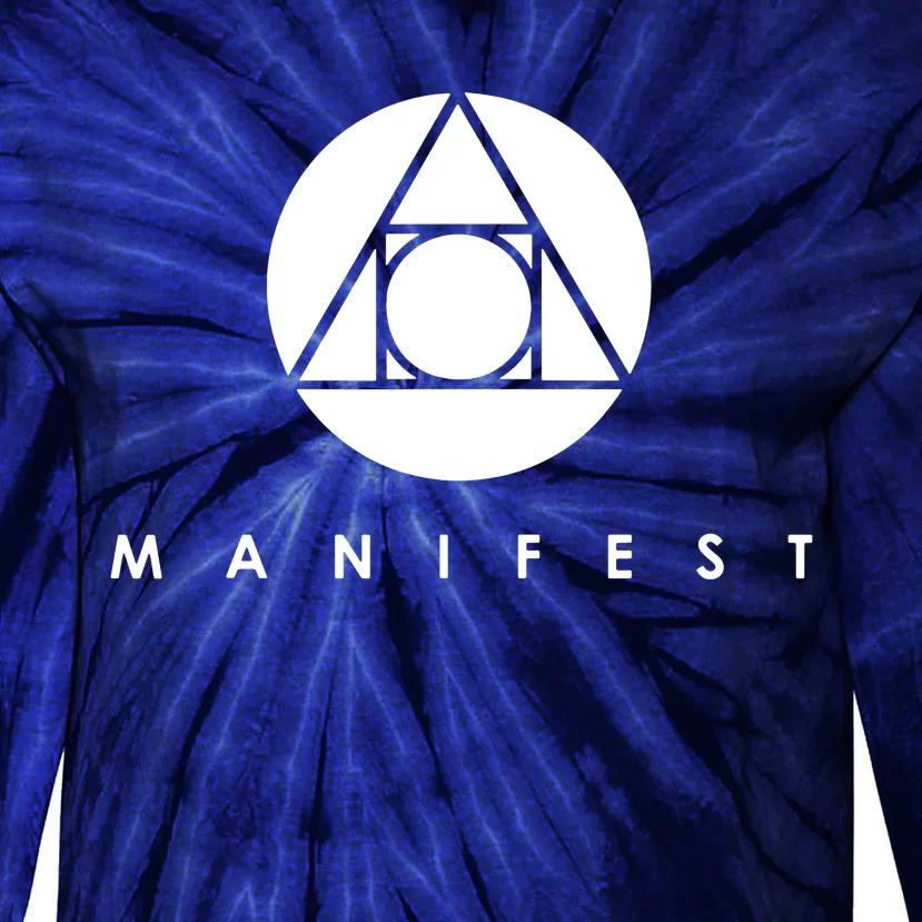 Manifestattion Symbol Essential Tie-Dye Long Sleeve Shirt