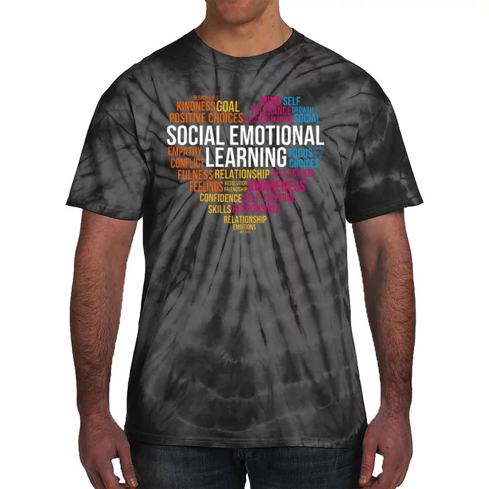 Matching Social Emotional Learning Team Counselor Sel Day Tie-Dye T-Shirt