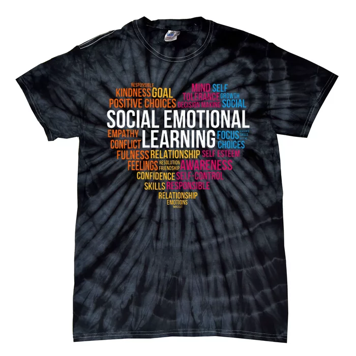 Matching Social Emotional Learning Team Counselor Sel Day Tie-Dye T-Shirt