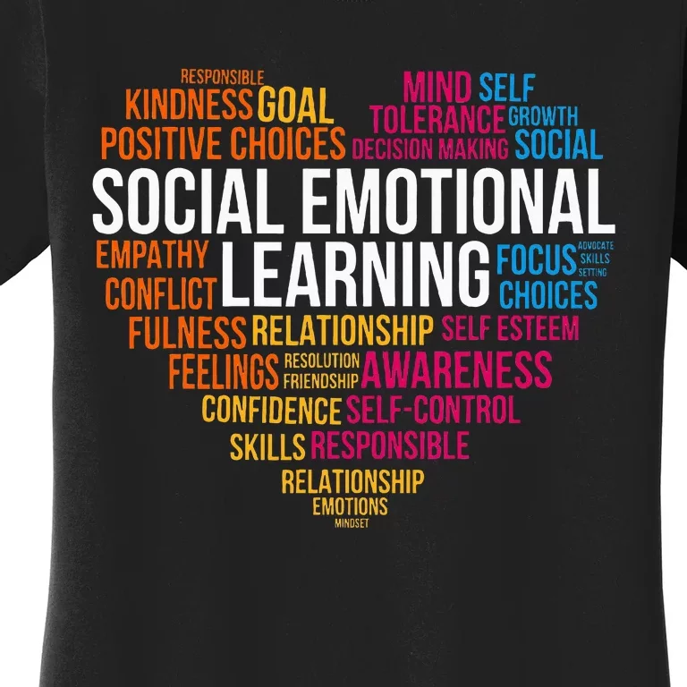 Matching Social Emotional Learning Team Counselor Sel Day Women's T-Shirt