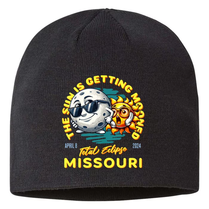 Missouri Solar Eclipse Apr 8 2024 Sun Is Getting Mooned 8 1/2in Sustainable Knit Beanie