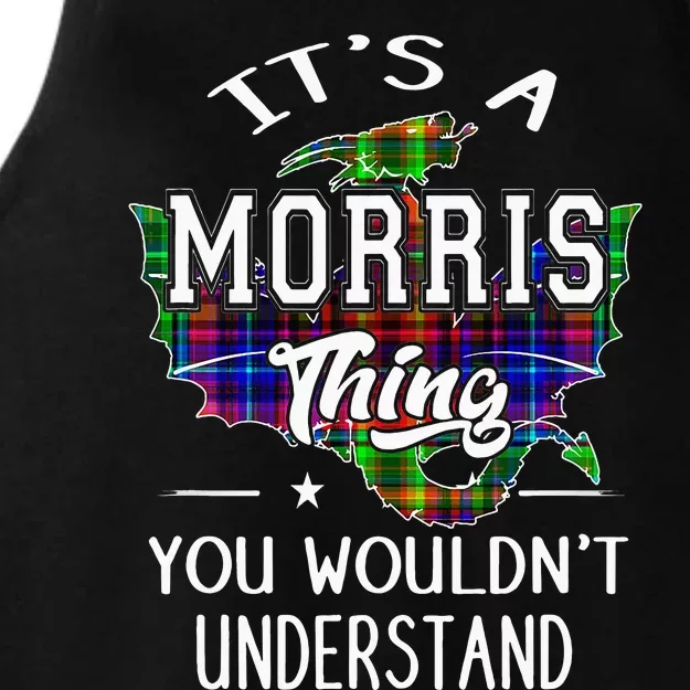 Morris Surname Family Member Birthday Gift Ladies Tri-Blend Wicking Tank