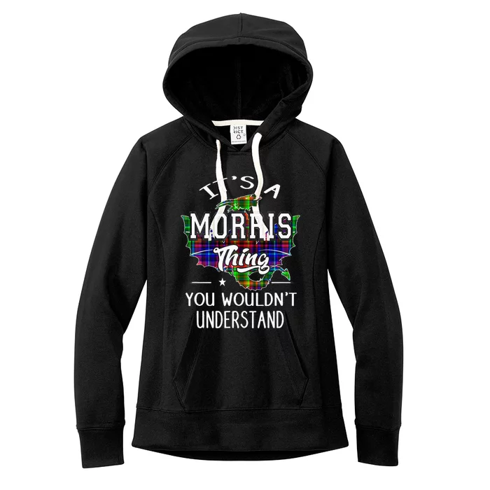 Morris Surname Family Member Birthday Gift Women's Fleece Hoodie