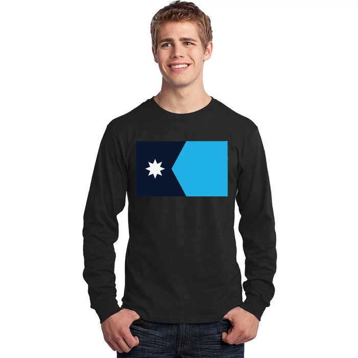 Minnesota State Flag Tall Long Sleeve T-Shirt