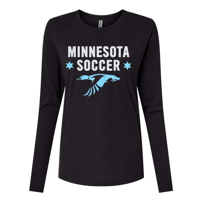 Minnesota Soccer Fan Gear Fc United Womens Cotton Relaxed Long Sleeve T-Shirt