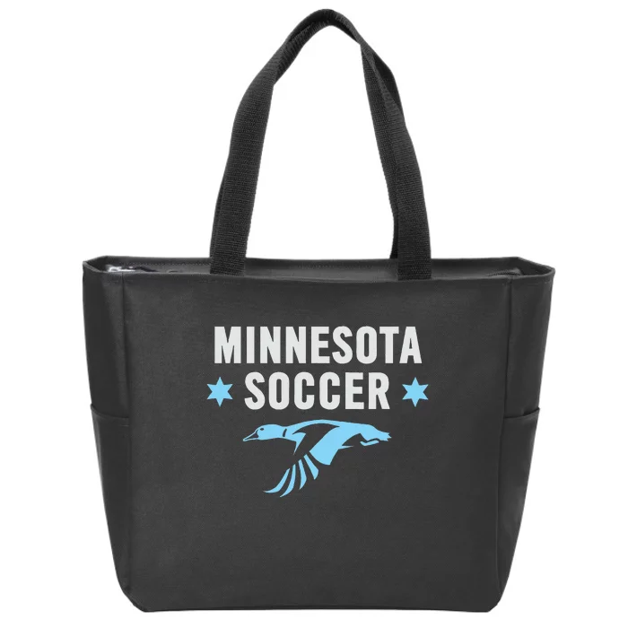 Minnesota Soccer Fan Gear Fc United Zip Tote Bag