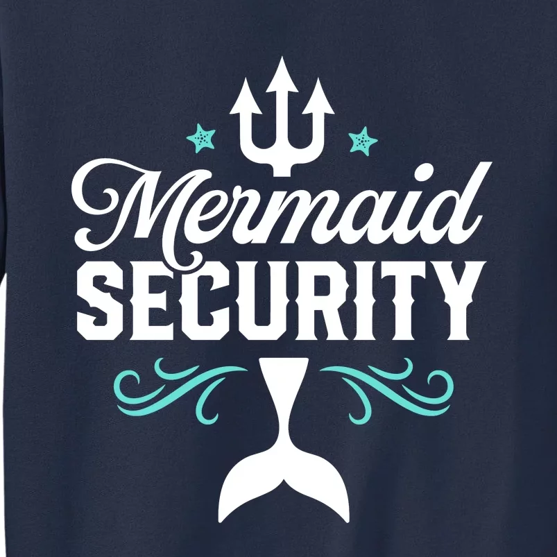 Mermaid Security Funny Merman Swimmer Swimming Birthday Gift Sweatshirt