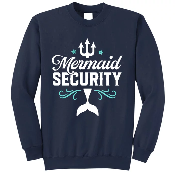 Mermaid Security Funny Merman Swimmer Swimming Birthday Gift Sweatshirt