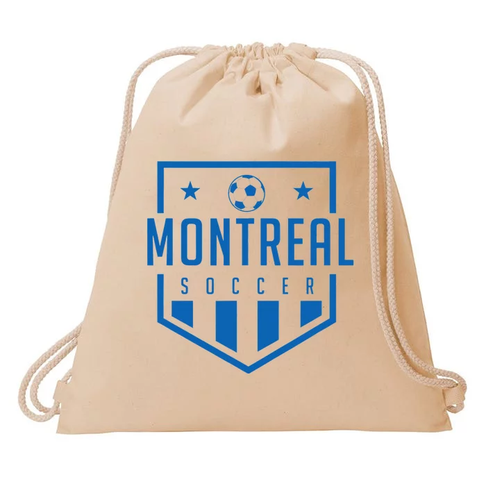 Montreal Soccer Futbol Jersey Kit Badge Match Day Drawstring Bag