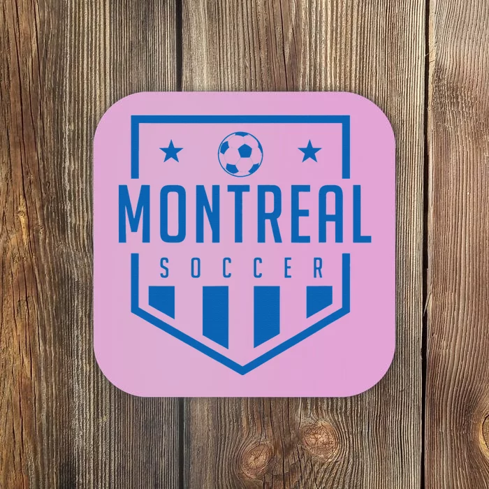 Montreal Soccer Futbol Jersey Kit Badge Match Day Coaster