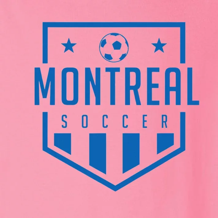 Montreal Soccer Futbol Jersey Kit Badge Match Day Toddler Long Sleeve Shirt