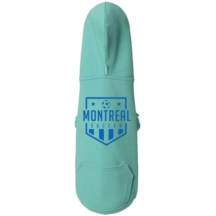 Montreal Soccer Futbol Jersey Kit Badge Match Day Doggie 3-End Fleece Hoodie