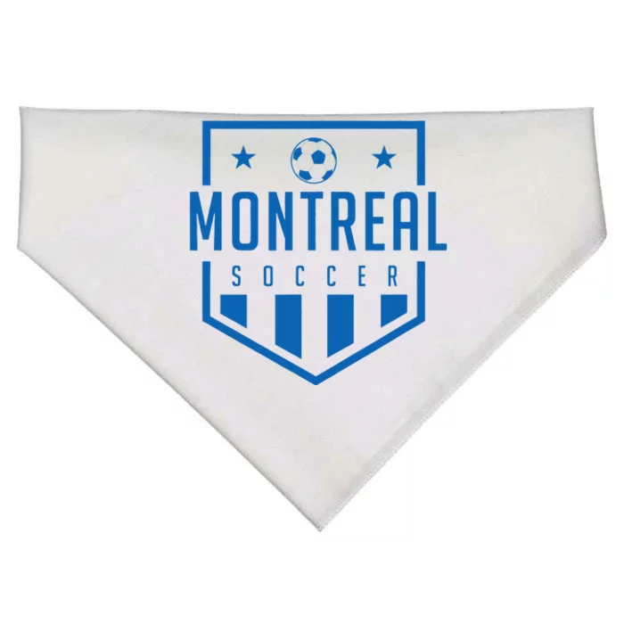 Montreal Soccer Futbol Jersey Kit Badge Match Day USA-Made Doggie Bandana