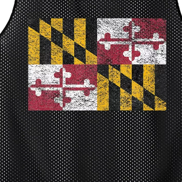 MARYLAND STATE FLAG ANNAPOLIS BALTIMORE CHESAPEAKE BAY Mesh Reversible Basketball Jersey Tank