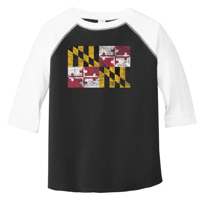 MARYLAND STATE FLAG ANNAPOLIS BALTIMORE CHESAPEAKE BAY Toddler Fine Jersey T-Shirt