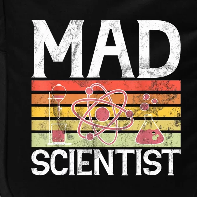 Mad Scientist Funny Science Teacher Impact Tech Backpack