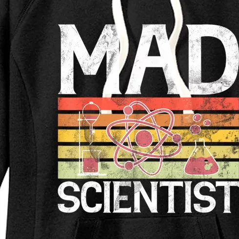 Mad Scientist Funny Science Teacher Women's Fleece Hoodie