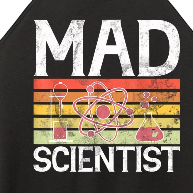 Mad Scientist Funny Science Teacher Women’s Perfect Tri Rocker Tank