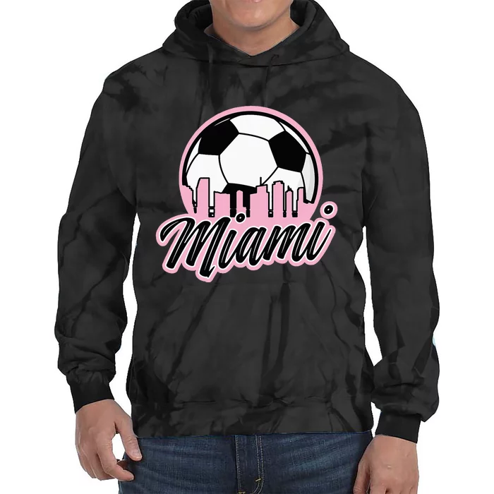 Miami Soccer Fansrelated Products Tie Dye Hoodie