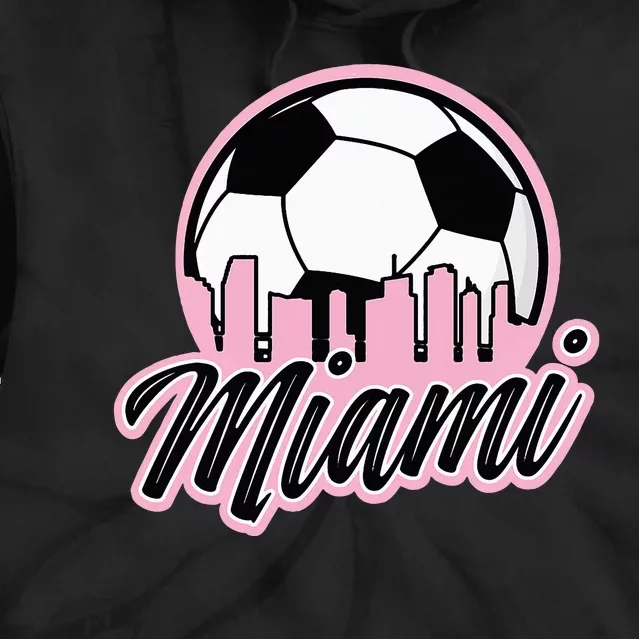 Miami Soccer Fansrelated Products Tie Dye Hoodie