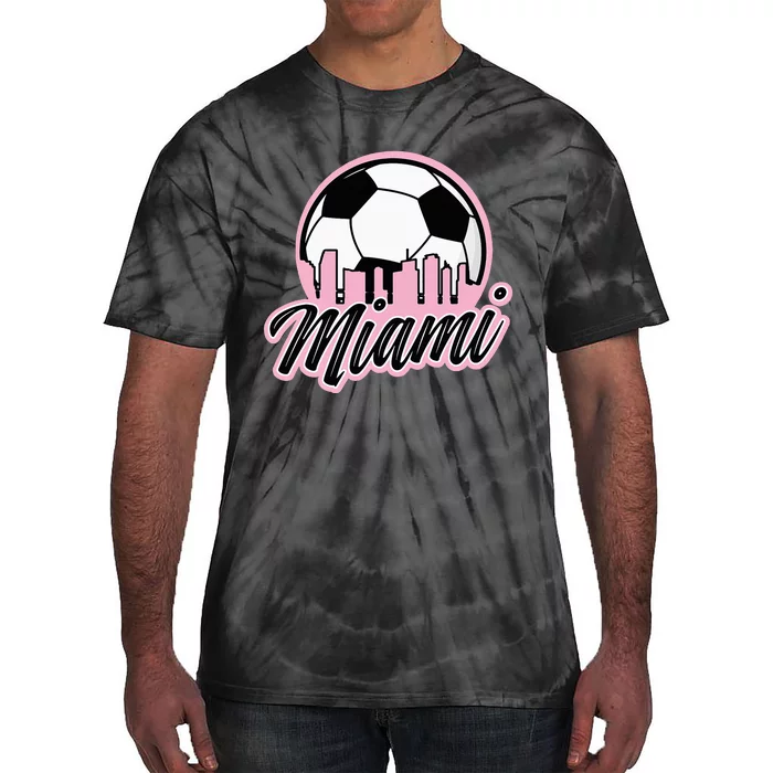 Miami Soccer Fansrelated Products Tie-Dye T-Shirt