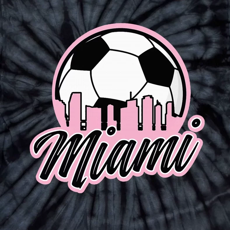 Miami Soccer Fansrelated Products Tie-Dye T-Shirt