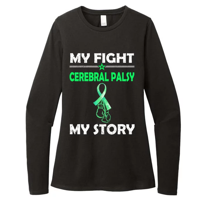 My Story Fight Against Cerebral Palsy Gift Womens CVC Long Sleeve Shirt