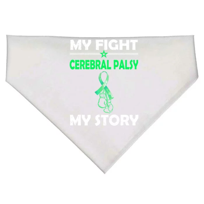 My Story Fight Against Cerebral Palsy Gift USA-Made Doggie Bandana