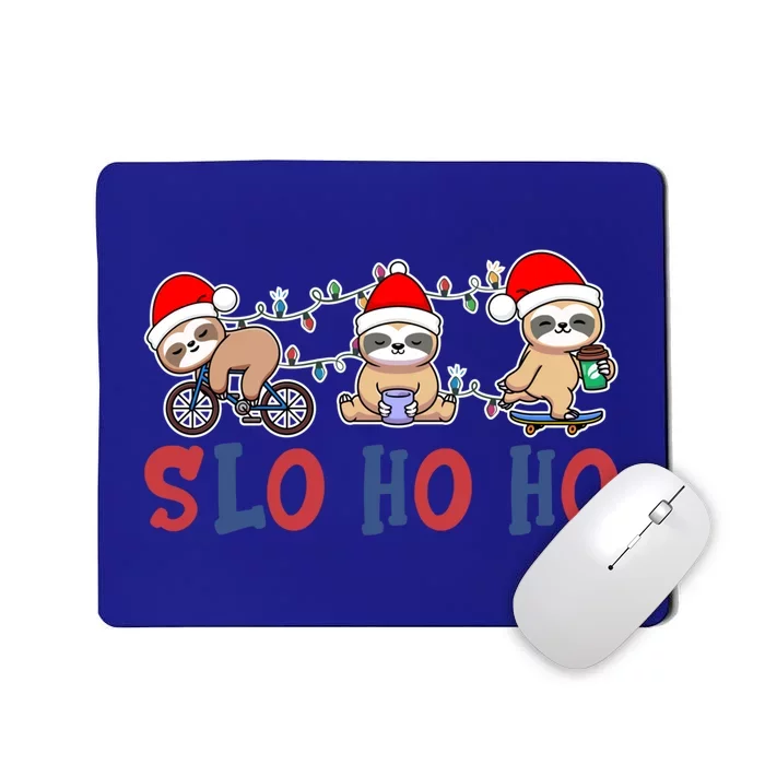 Merry Slothmas Funny Sloth Christmas Cute Animal Kingdom Gift Mousepad