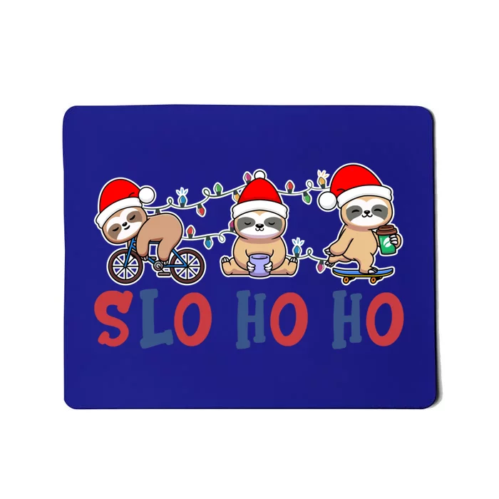 Merry Slothmas Funny Sloth Christmas Cute Animal Kingdom Gift Mousepad