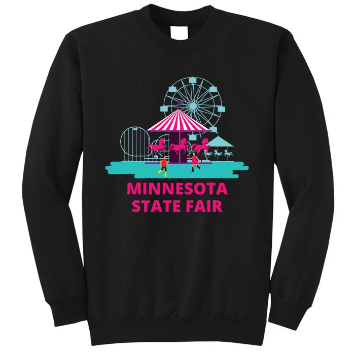 Minnesota State Fair Rollercoaster Ferris Wheel Amusement Sweatshirt