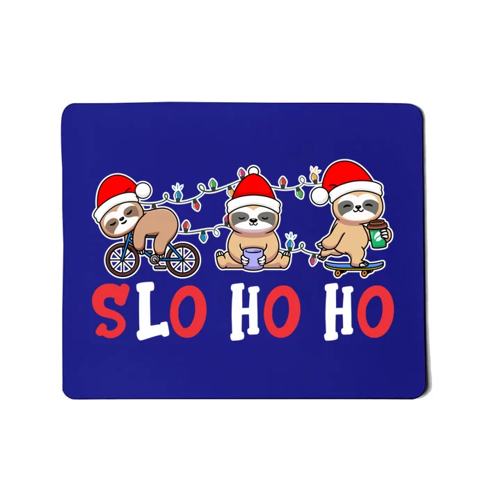 Merry Slothmas Funny Sloth Christmas Cute Animal Kingdom Gift Mousepad