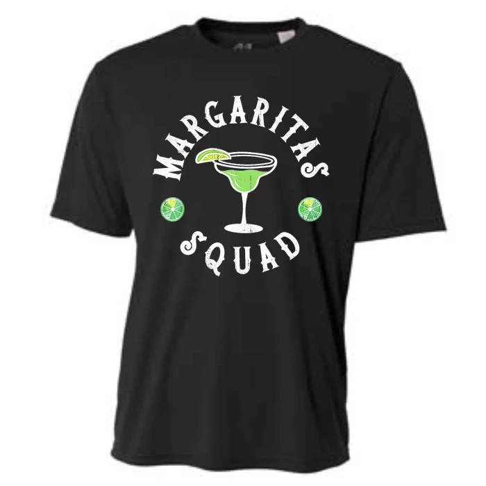 Margarita Squad Funny Cinco De Mayo Lime Drinking Cooling Performance Crew T-Shirt