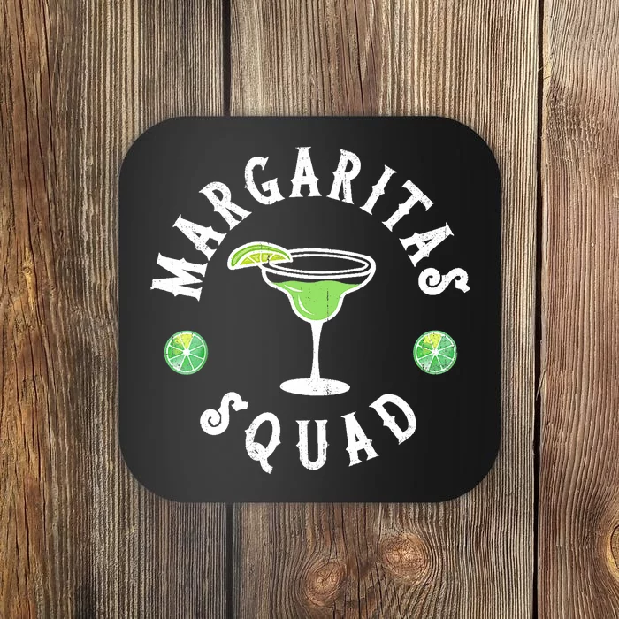 Margarita Squad Funny Cinco De Mayo Lime Drinking Coaster