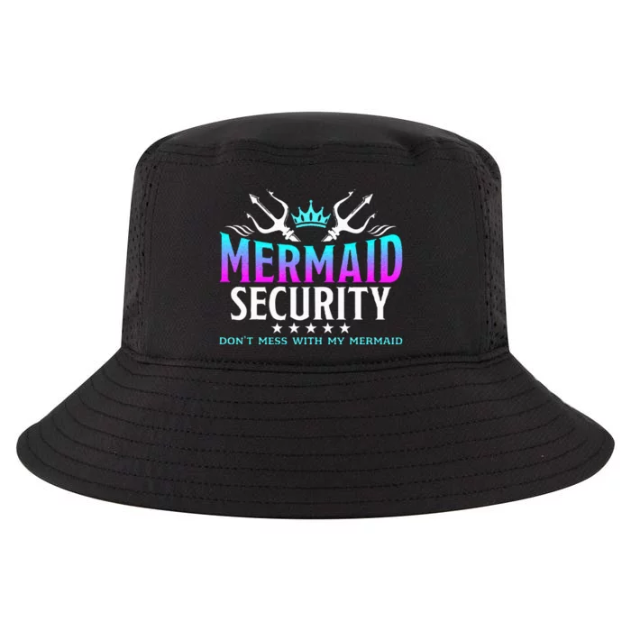 Mermaid Security Family Birthday Halloween Costume Cool Comfort Performance Bucket Hat