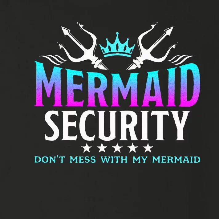 Mermaid Security Family Birthday Halloween Costume Toddler Long Sleeve Shirt