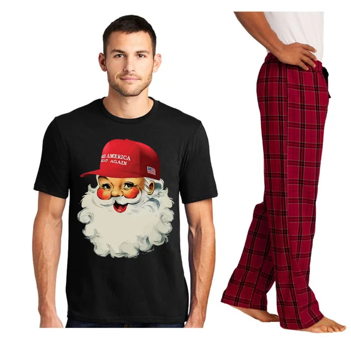 Maga Santa Funny Trump Christmas Pajama Set