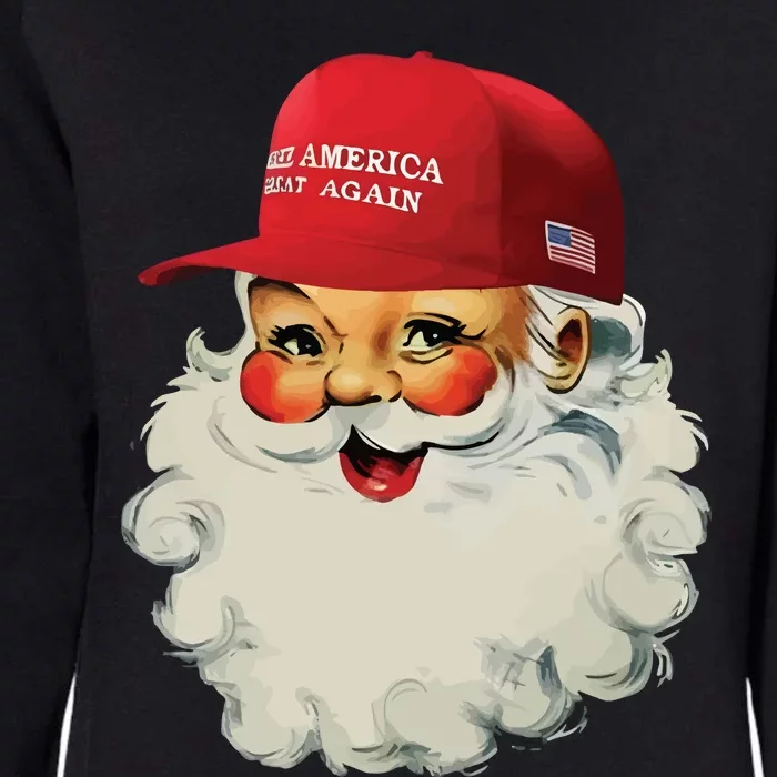 Maga Santa Funny Trump Christmas Womens California Wash Sweatshirt